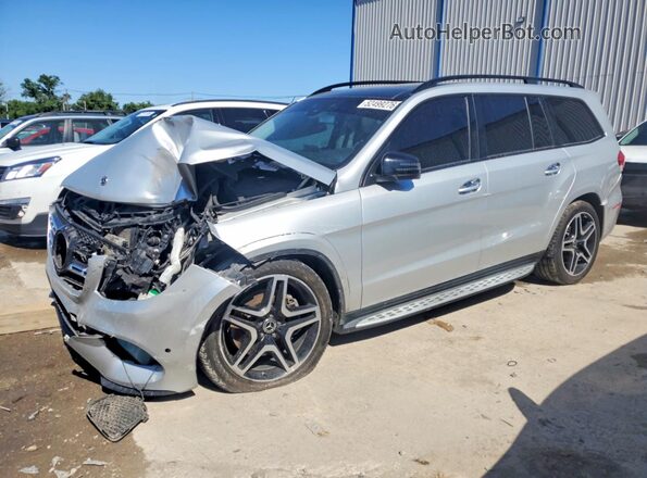 4JGDF7DE3JB151365 2018 MERCEDES-BENZ GLS Silver Передня ліва чверть