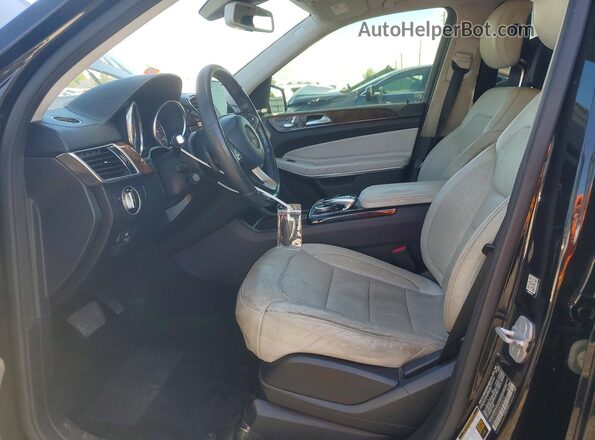 4JGDF7DE4HA753675 2017 MERCEDES-BENZ GLS Black წინა სალონის ხედი