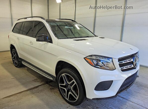 4JGDF7DE9JB013796 2018 MERCEDES-BENZ GLS White Przód prawy