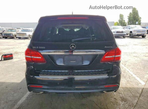 4JGDF7DEXJB143439 2018 MERCEDES-BENZ GLS Black Rear view
