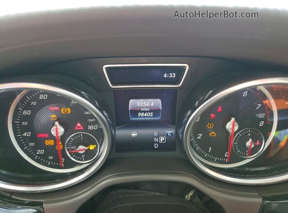 4JGDF7DEXJB143439 2018 MERCEDES-BENZ GLS Black Instrument cluster view