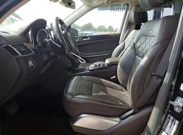 4JGDF7DEXJB143439 2018 MERCEDES-BENZ GLS Black Front interior view