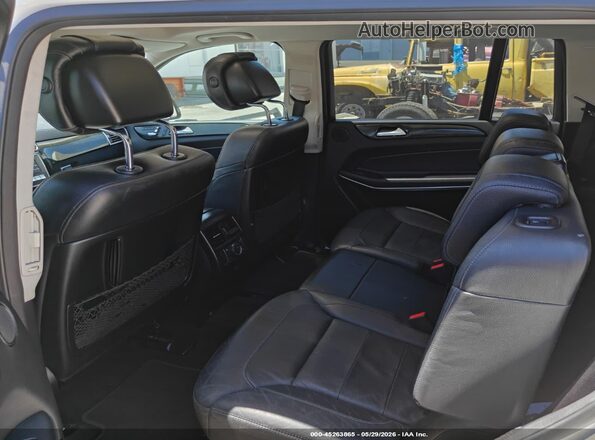 4JGDF7DEXKB198975 2019 MERCEDES-BENZ GLS 550 White VIN sticker view
