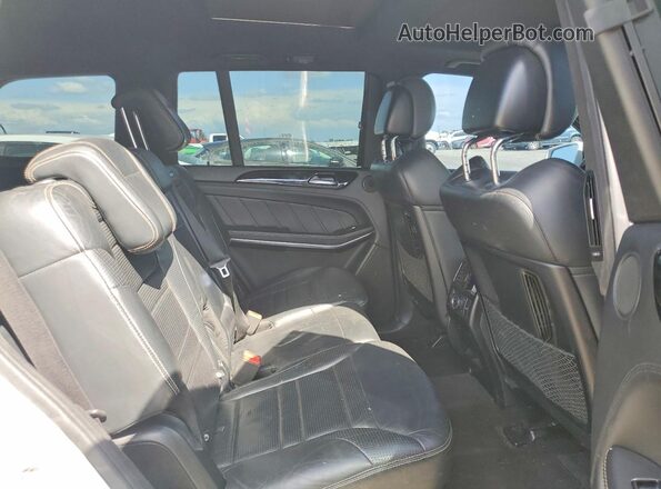 4JGDF7EE3GA670753 2016 MERCEDES-BENZ GL-CLASS White Vista interior trasera