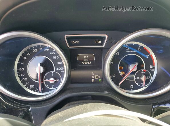 4JGDF7EE3GA670753 2016 MERCEDES-BENZ GL-CLASS White Vista del cuadro de instrumentos