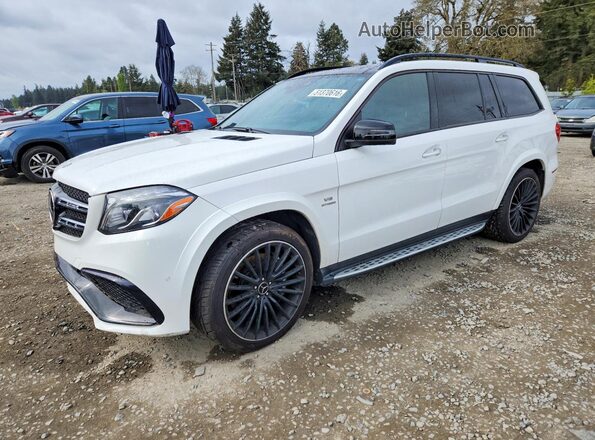 4JGDF7FE2JB127491 2018 MERCEDES-BENZ GLS White Vista tres cuartos delantera izquierda
