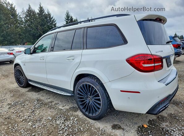 4JGDF7FE2JB127491 2018 MERCEDES-BENZ GLS White Trasero izquierdo