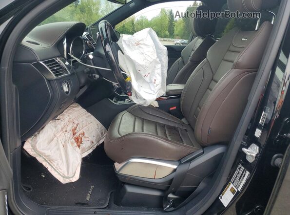 4JGDF7FE4JB050784 2018 MERCEDES-BENZ GLS Черный Вид салона спереди