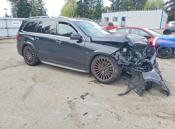 4JGDF7FE4JB050784 2018 MERCEDES-BENZ GLS Черный Передняя правая четверть