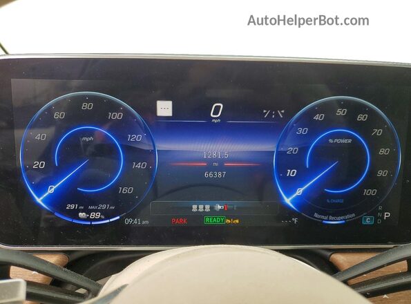4JGDM2DB3PA011880 2023 MERCEDES-BENZ EQS White Vista del cuadro de instrumentos