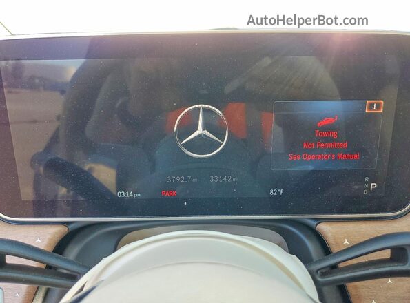 4JGDM2DBXPA012556 2023 MERCEDES-BENZ EQS White Instrument cluster view