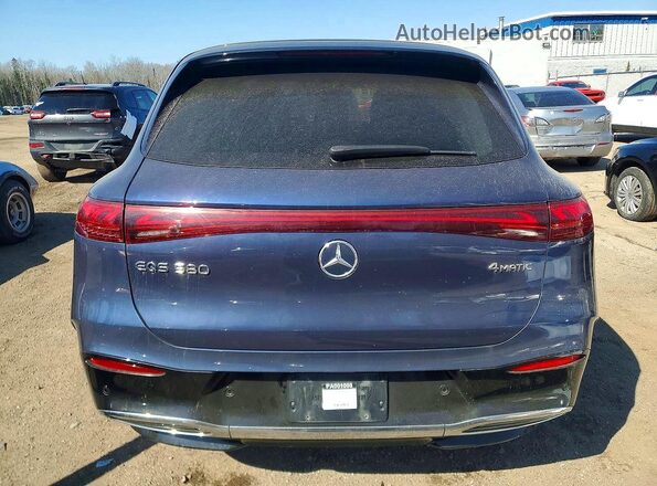 4JGDM4EB9PA001008 2023 MERCEDES-BENZ EQS Blue Widok z tyłu