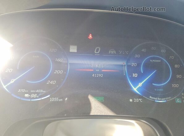 4JGDM4EB9PA001008 2023 MERCEDES-BENZ EQS Blue Widok zestawu wskaźników