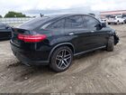 2017 Mercedes-benz Amg Gle 43 Coupe 4matic Black vin: 4JGED6EB1HA067196