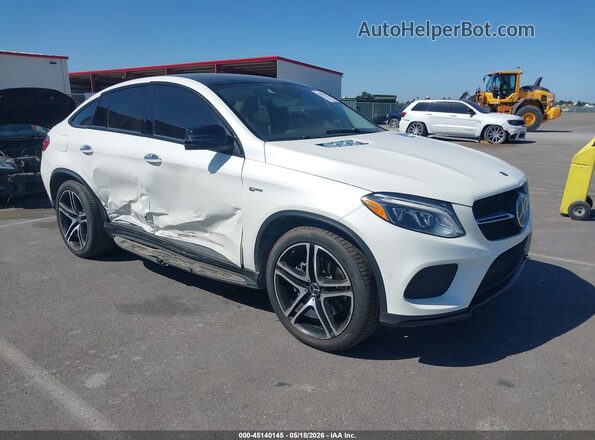 4JGED6EB2JA096020 2018 MERCEDES-BENZ AMG GLE 43 COUPE White Delantero derecho
