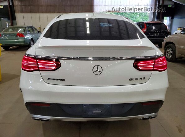 4JGED6EB2KA140826 2019 MERCEDES-BENZ GLE White უკანა ხედი