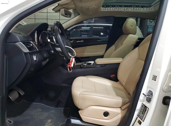 4JGED6EB2KA140826 2019 MERCEDES-BENZ GLE White წინა სალონის ხედი