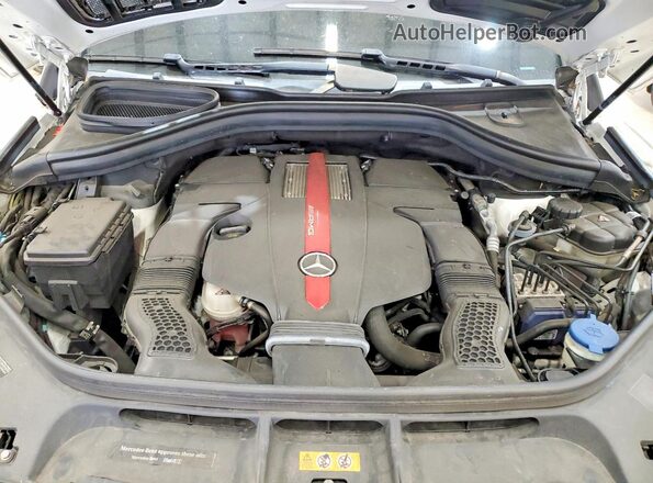 4JGED6EB2KA140826 2019 MERCEDES-BENZ GLE White ძრავის განყოფილების ხედი