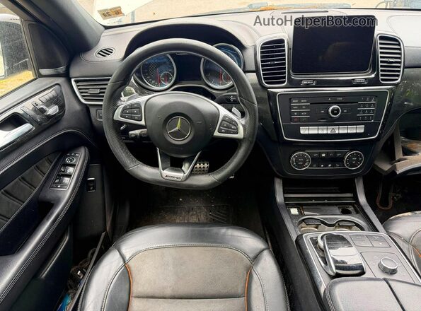 4JGED6EB2KA147842 2019 MERCEDES-BENZ GLE White Widok zestawu wskaźników