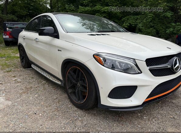 4JGED6EB2KA147842 2019 MERCEDES-BENZ AMG GLE 43 COUPE White Delantero derecho
