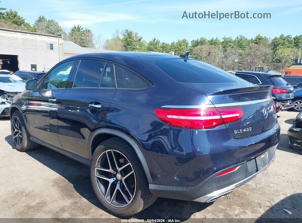4JGED6EB4GA019450 2016 MERCEDES-BENZ GLE 450 AMG COUPE Синий Задняя левая четверть