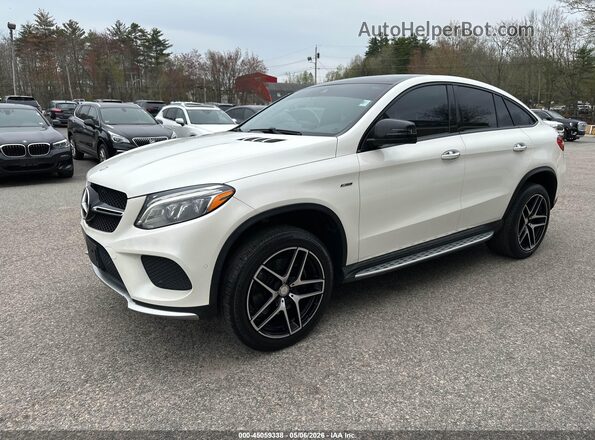 4JGED6EB4GA043554 2016 MERCEDES-BENZ GLE 450 AMG COUPE White Vista tres cuartos delantera izquierda