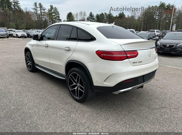 4JGED6EB4GA043554 2016 MERCEDES-BENZ GLE 450 AMG COUPE White Trasero izquierdo