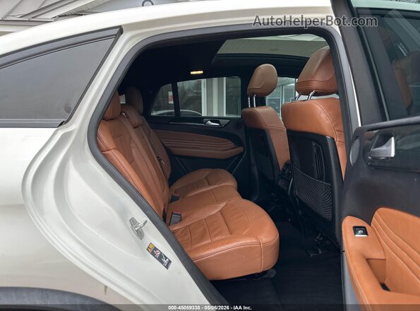 4JGED6EB4GA043554 2016 MERCEDES-BENZ GLE 450 AMG COUPE White Vista de la etiqueta del VIN