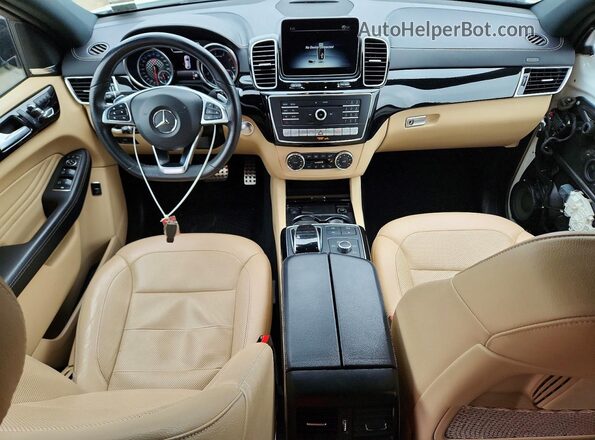 4JGED6EB5KA140061 2019 MERCEDES-BENZ GLE Белый Вид панели приборов