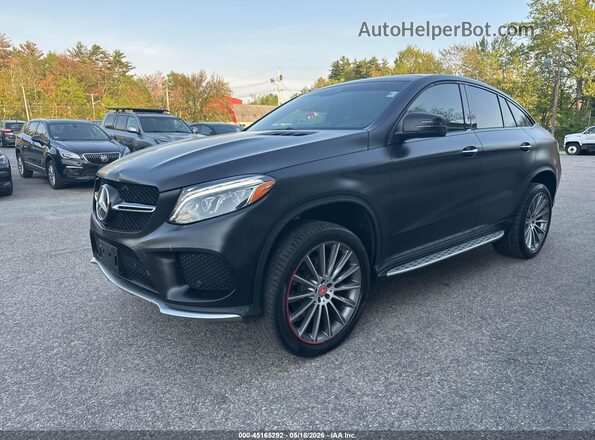 4JGED6EB6GA025301 2016 MERCEDES-BENZ GLE 450 AMG COUPE Black Vista tres cuartos delantera izquierda