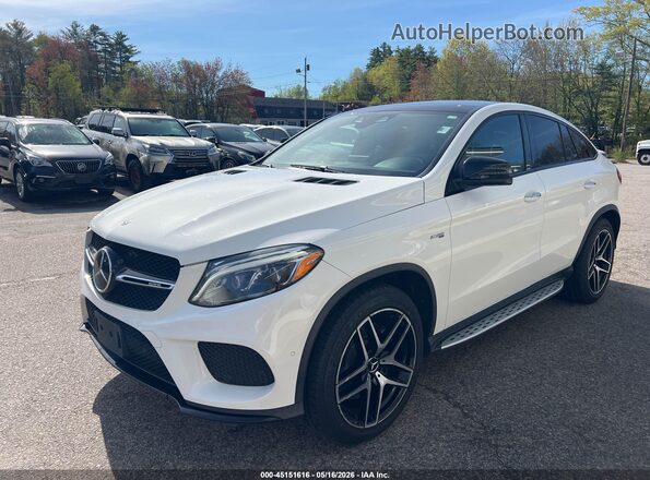 4JGED6EB6KA142806 2019 MERCEDES-BENZ AMG GLE 43 COUPE White Передня ліва чверть