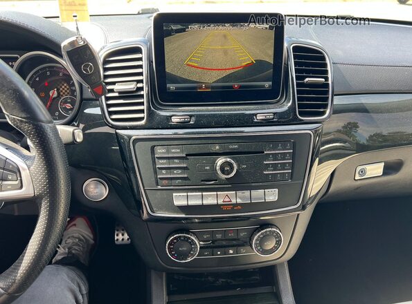 4JGED6EB8GA016793 2016 MERCEDES-BENZ GLE Black Вид щитка приладів