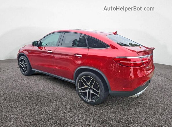 4JGED6EBXKA148883 2019 MERCEDES-BENZ GLE Красный Задняя правая четверть