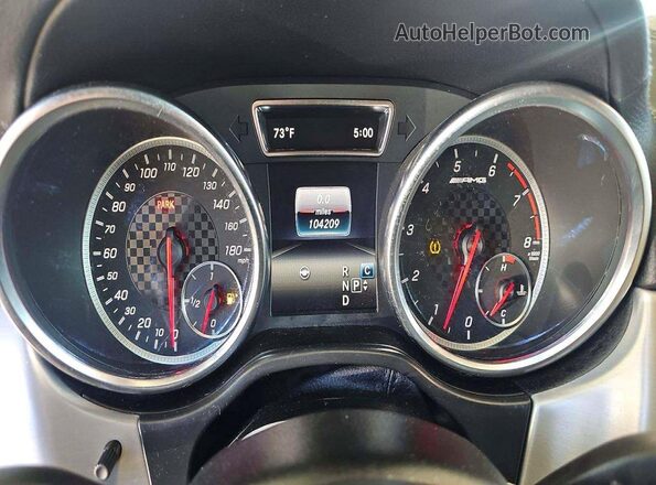 4JGED6EBXKA148883 2019 MERCEDES-BENZ GLE Красный Вид панели приборов