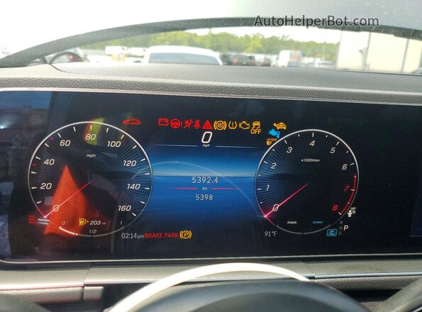 4JGFB4EB7SB337984 2025 MERCEDES-BENZ GLE Gray Вид щитка приладів