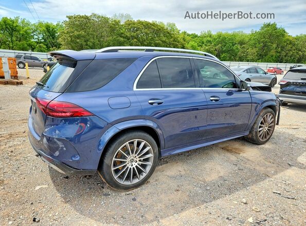4JGFB4FB0RB170974 2024 MERCEDES-BENZ GLE Синий Задняя правая четверть