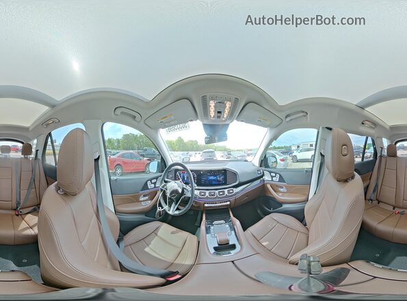 4JGFB4FB0RB170974 2024 MERCEDES-BENZ GLE Синий Панорамный вид салона 360°