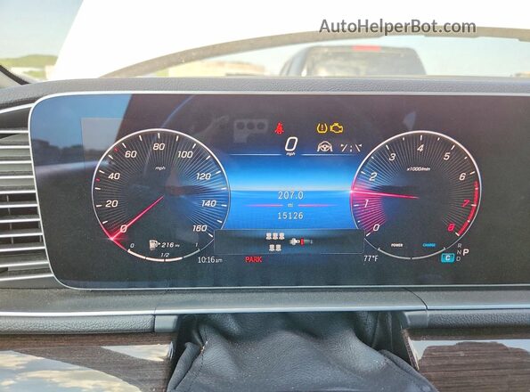 4JGFB4FE8RB005071 2024 MERCEDES-BENZ GLE White Vista del cuadro de instrumentos