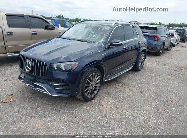 4JGFB4JB2LA204109 2020 MERCEDES-BENZ GLE 350 Dark Blue Передняя левая четверть