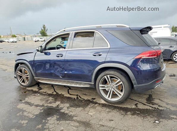 4JGFB4JB8NA799034 2022 MERCEDES-BENZ GLE Синий Задняя левая четверть