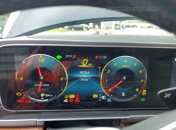 4JGFB4JB8NA799034 2022 MERCEDES-BENZ GLE Синий Вид щитка приборов