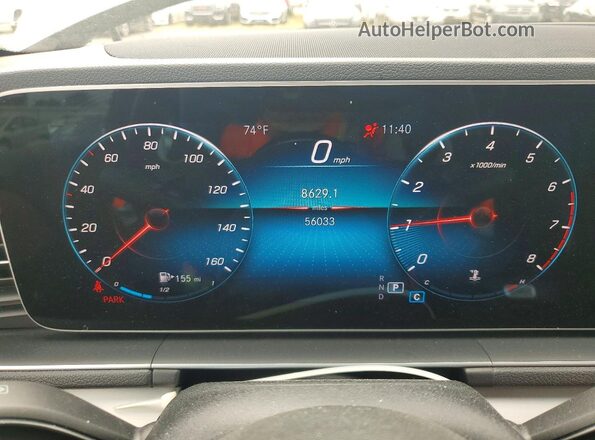 4JGFB4JBXLA217089 2020 MERCEDES-BENZ GLE Серебряный Вид щитка приборов