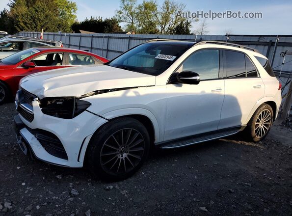 4JGFB4KB0LA045752 2020 MERCEDES-BENZ GLE Белый Передняя левая четверть