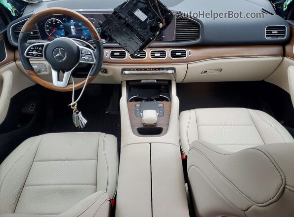 4JGFB4KB0NA648154 2022 MERCEDES-BENZ GLE Blue Вид панелі приладів