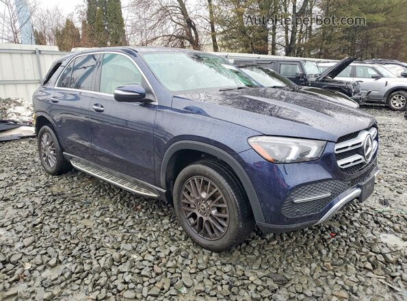 4JGFB4KB0NA648154 2022 MERCEDES-BENZ GLE Blue Передня права чверть