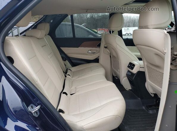 4JGFB4KB0NA648154 2022 MERCEDES-BENZ GLE Blue Вид задніх сидінь