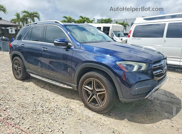 4JGFB4KB2LA009934 2020 MERCEDES-BENZ GLE Blue Передня права чверть