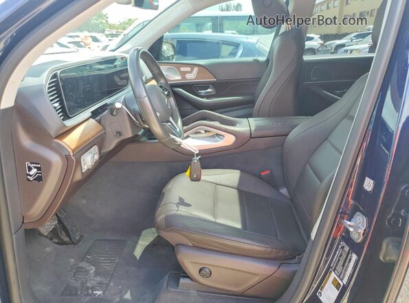 4JGFB4KB2LA009934 2020 MERCEDES-BENZ GLE Blue Вид салону спереду