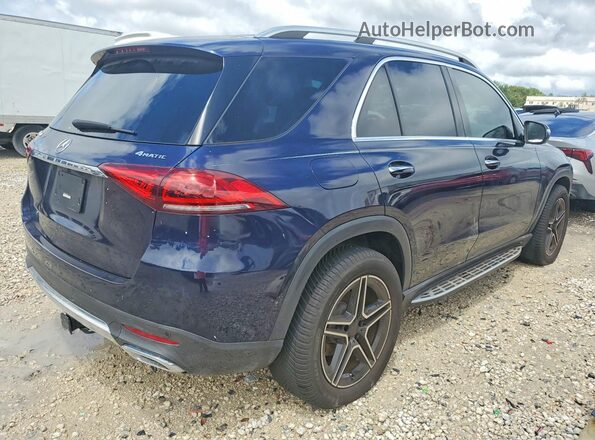 4JGFB4KB2LA009934 2020 MERCEDES-BENZ GLE Blue Задня права чверть
