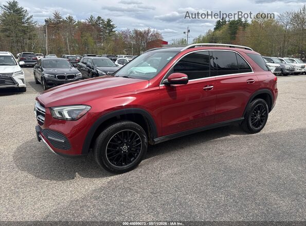 4JGFB4KB3LA060293 2020 MERCEDES-BENZ GLE 350 Red Առջևի ձախ երեք քառորդ տեսարան